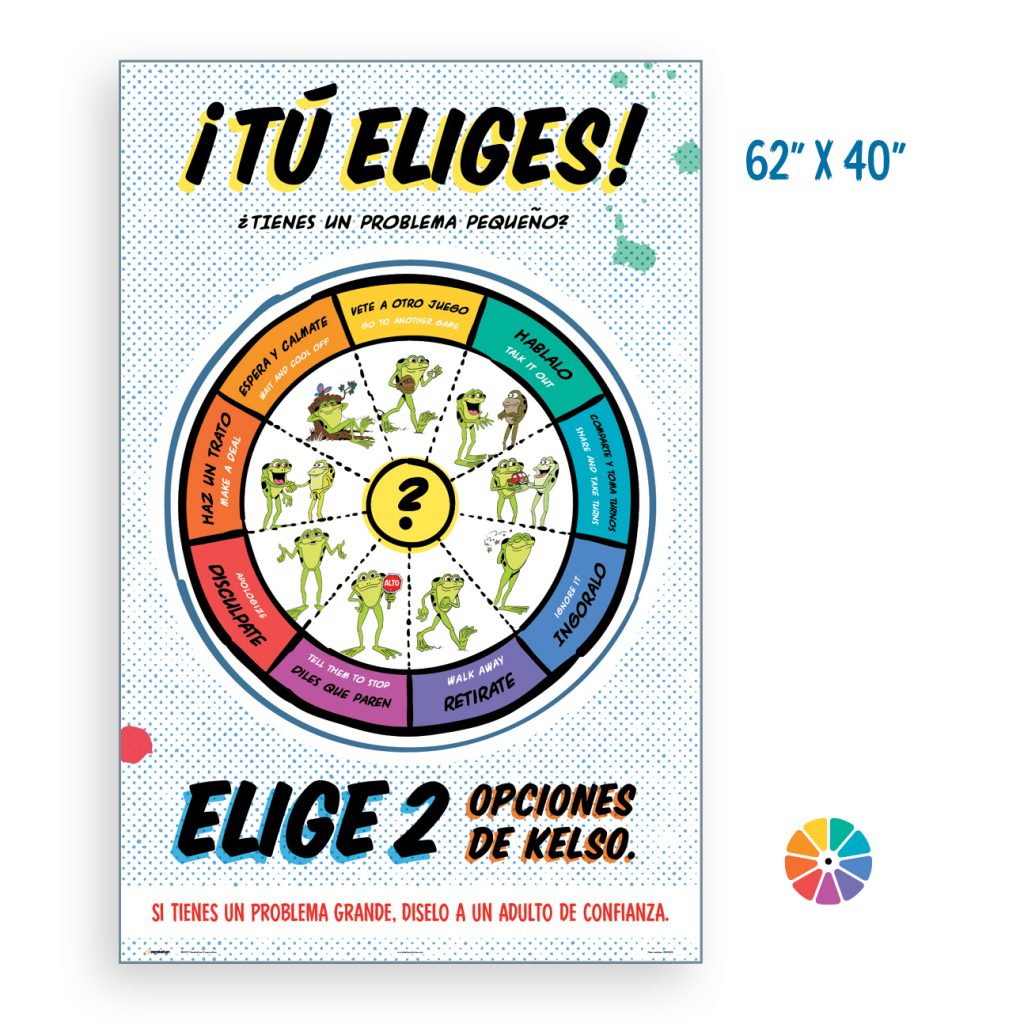 Kelso’s Choice Wheel (Spanish) Banner for K-5 (Portrait Orientation) (# ...