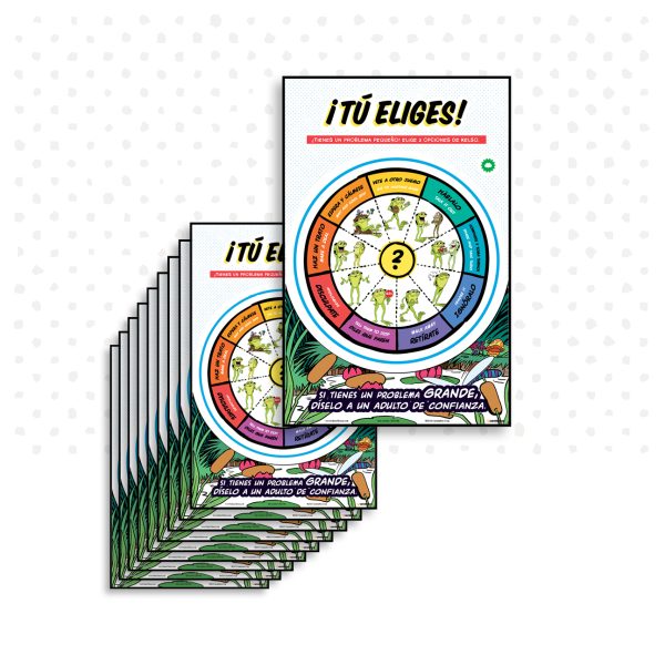11"x17" Wheel Mini-Posters x10 for K-3, EN ESPAÑOL