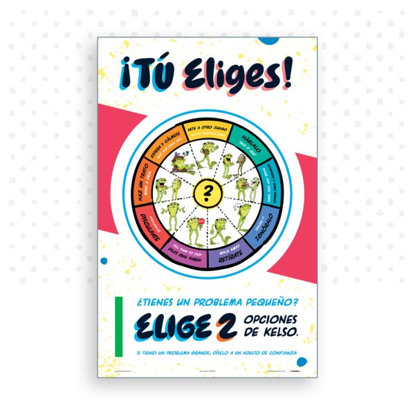 40"x62" Conflict Management, Wheel Banner for K-3, EN ESPAÑOL - Image 2