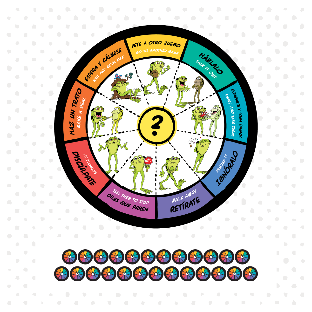 5" Kelso's Choice Wheel Magnet x25, EN ESPAÑOL